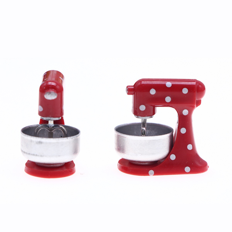 Model Kitchen Set - (.) 1:12 DIY Puppenhaus Miniatur-Zubehör Puppenhaus-Simulationsmixer-Modell