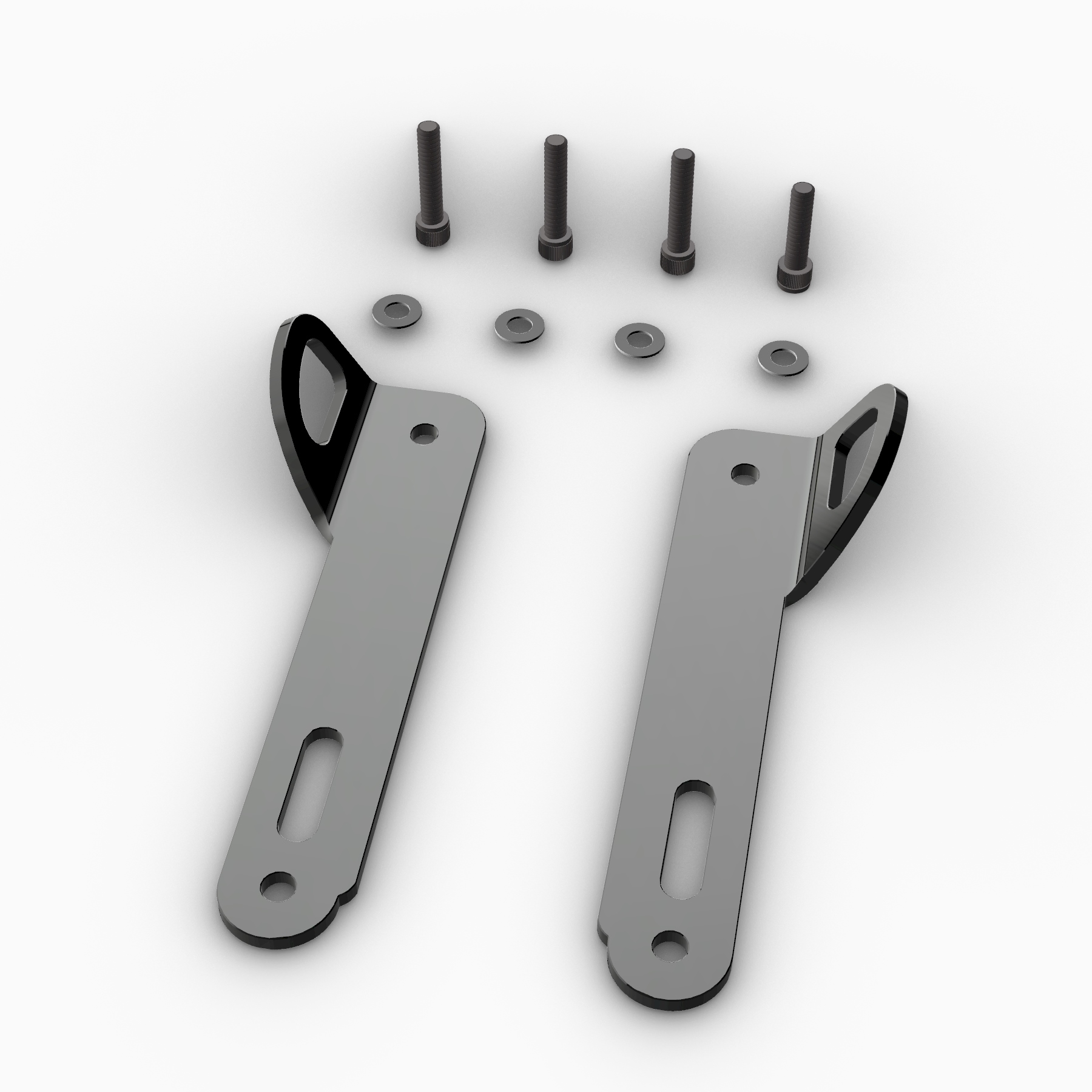 Model Kit Harley Davidson - Aftermarket-Front-Tie-Downs-Halterungssatz, kompatibel mit Harley-Davidson 2006–2023 Electra