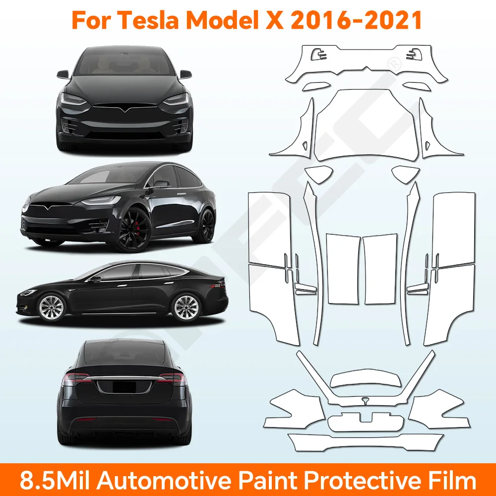 Logo Model Kit - TPU für Tesla Model X 2016–2021,