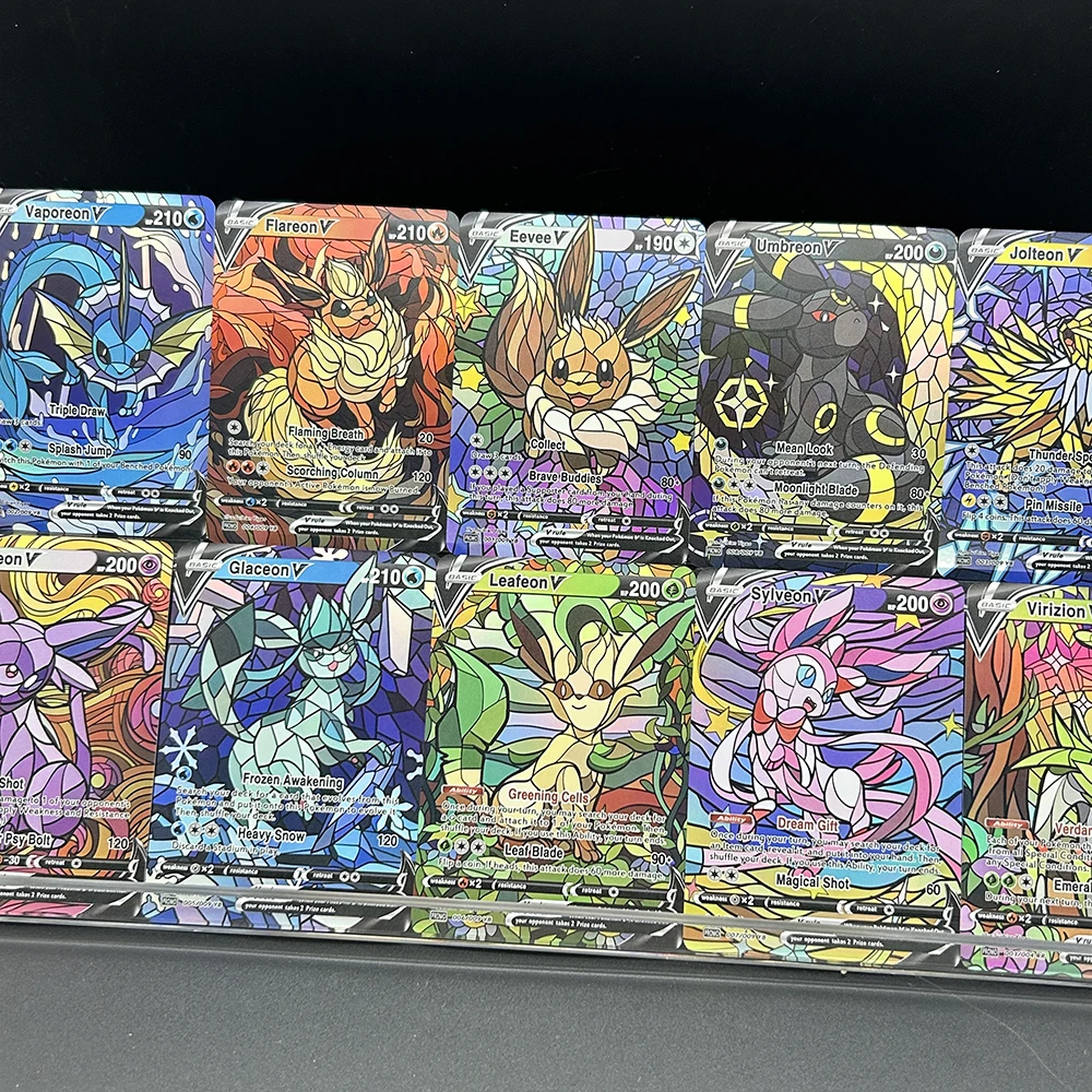 Model Kit Anime - 10 Stück/Set DIY PTCG Eevee Umbreon
