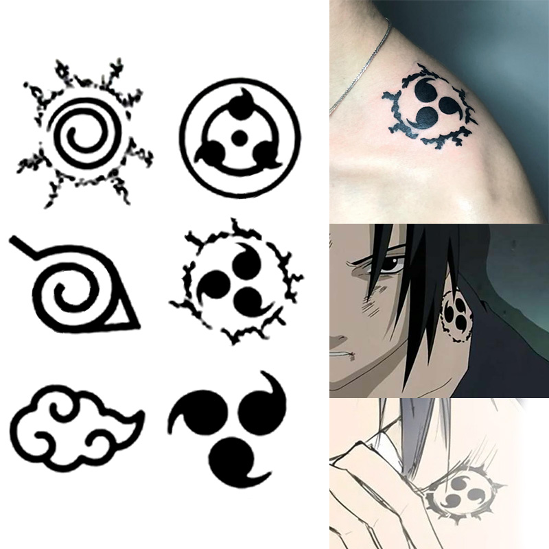 Logo Model Kit - Anime Naruto Tattoo Aufkleber Spielzeug Fluch