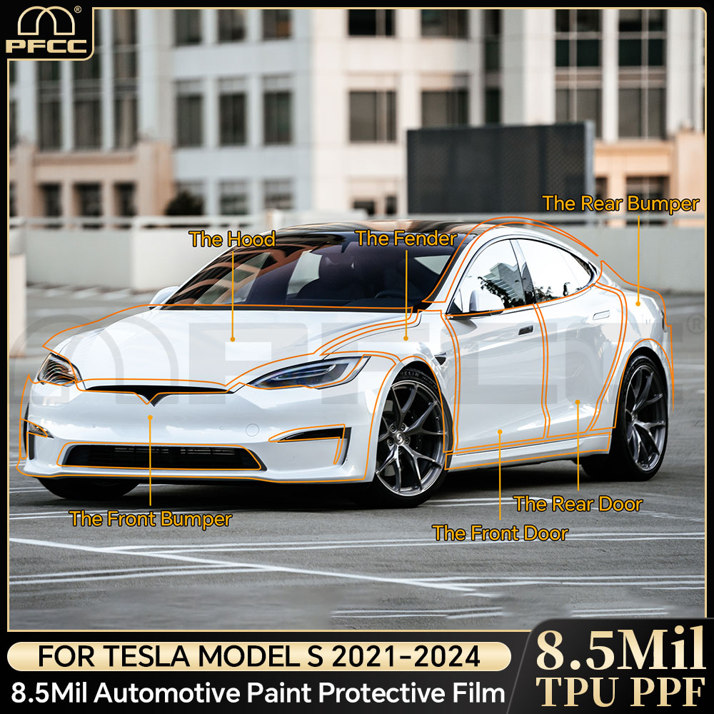 Logo Model Kit - PFCC Tpu Autolack-Schutzfolie für Tesla Model
