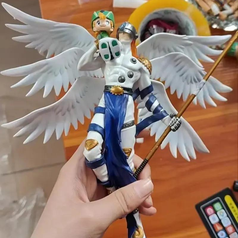 Model Kit Digimon - 22cm Digimon Adventure Angemon Angewomon Anime-Figur
