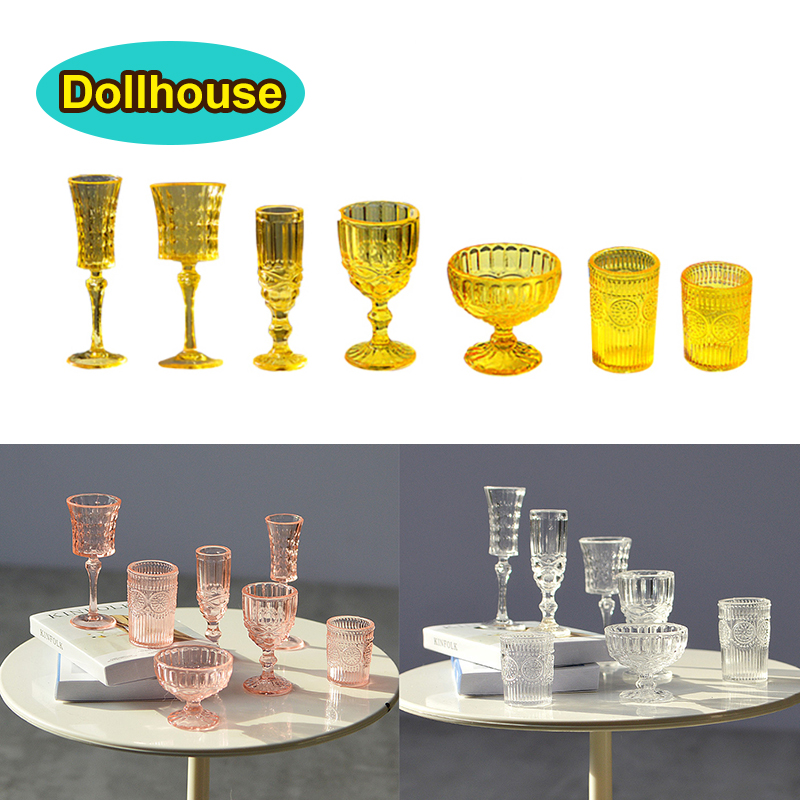 Model Kitchen Set - 7 Teile/satz 1:6 Miniatur Wasser Tasse