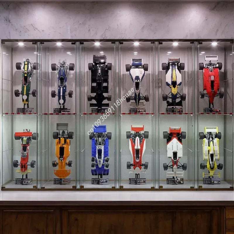 Model Kit Formula 1 - Moc Technik 1:8 Historische Formel-1-Rennmodelle Baukasten
