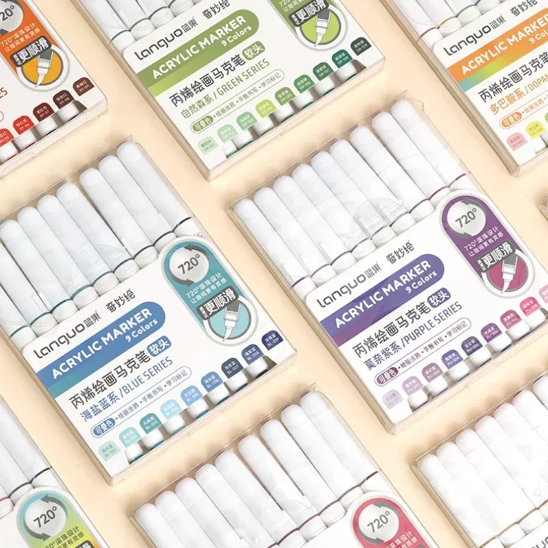 Model Kit Markers - LANGUO 171/9 Farben Direkte Flüssigkeit Acryl