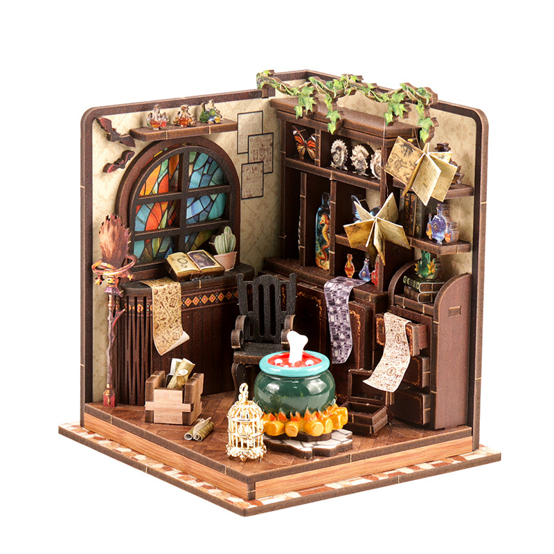 Model Kit House - DIY Holz Miniatur Modell Kit Zaubertrank