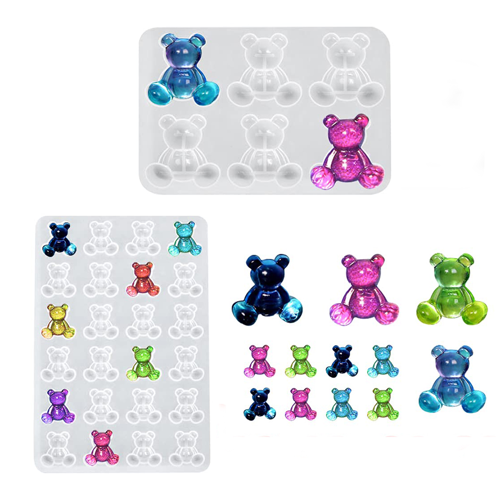 Model Kit Varnish - Kristall Bär Harz Silikon Formen Kleine