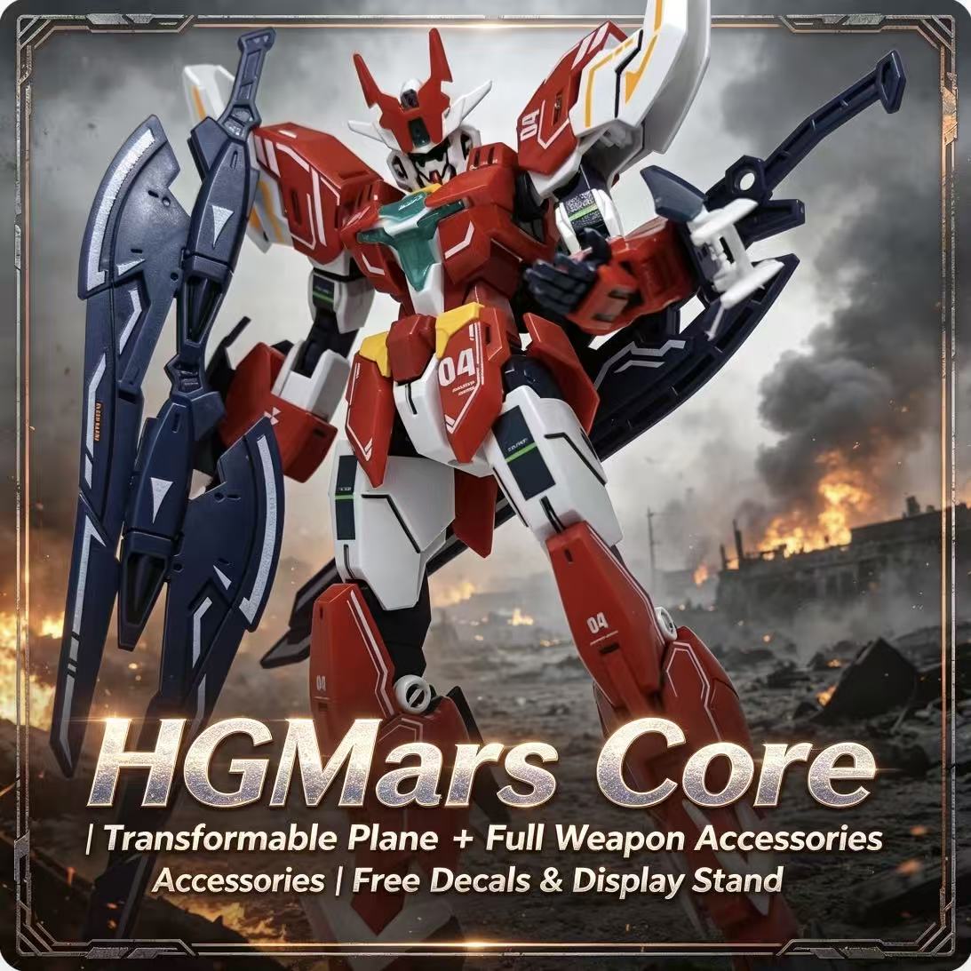 Model Kit Barbatos - 008A HG 1/144 Mars Core Warrior