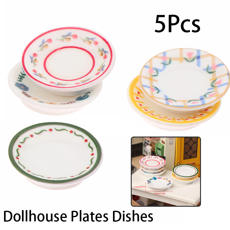 5Pcs 1/12 Puppenhaus Mini Plat – Model Kitchen Set Bewertung und Preis