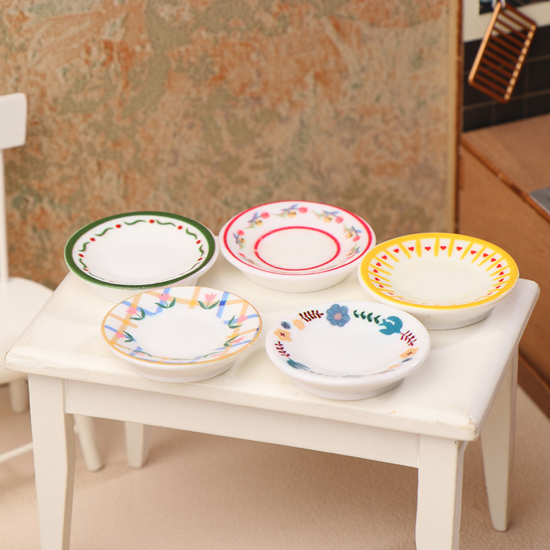 5Pcs 1/12 Puppenhaus Mini Plat – Model Kitchen Set Bewertung und Preis
