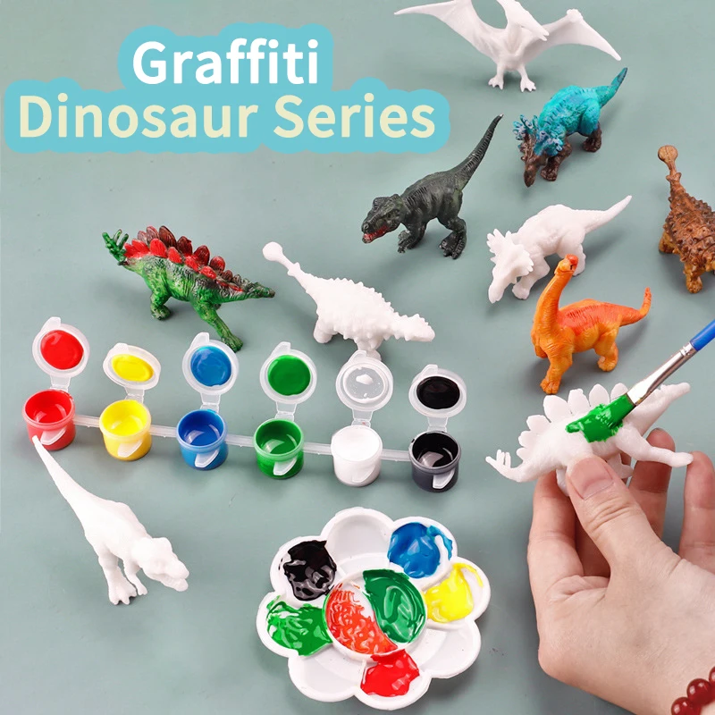 6/8 Stück DIY Bemalte Graffiti – Model Kit Dinosaur Bandai Bewertung und Preis