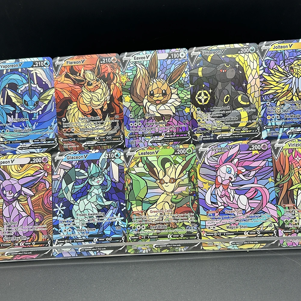 10 Stück/Set DIY PTCG Eevee Um – Model Kit Anime Bewertung und Preis