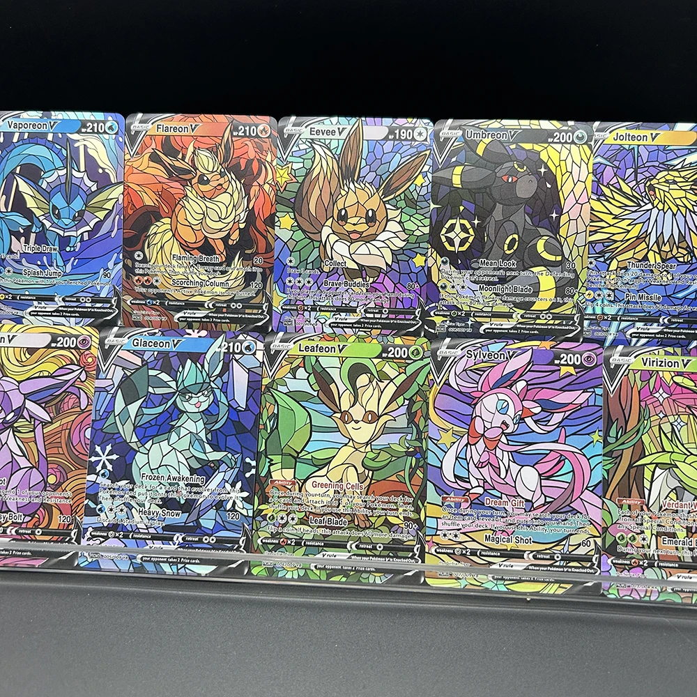 10 Stück/Set DIY PTCG Eevee Um – Model Kit Anime Bewertung und Preis
