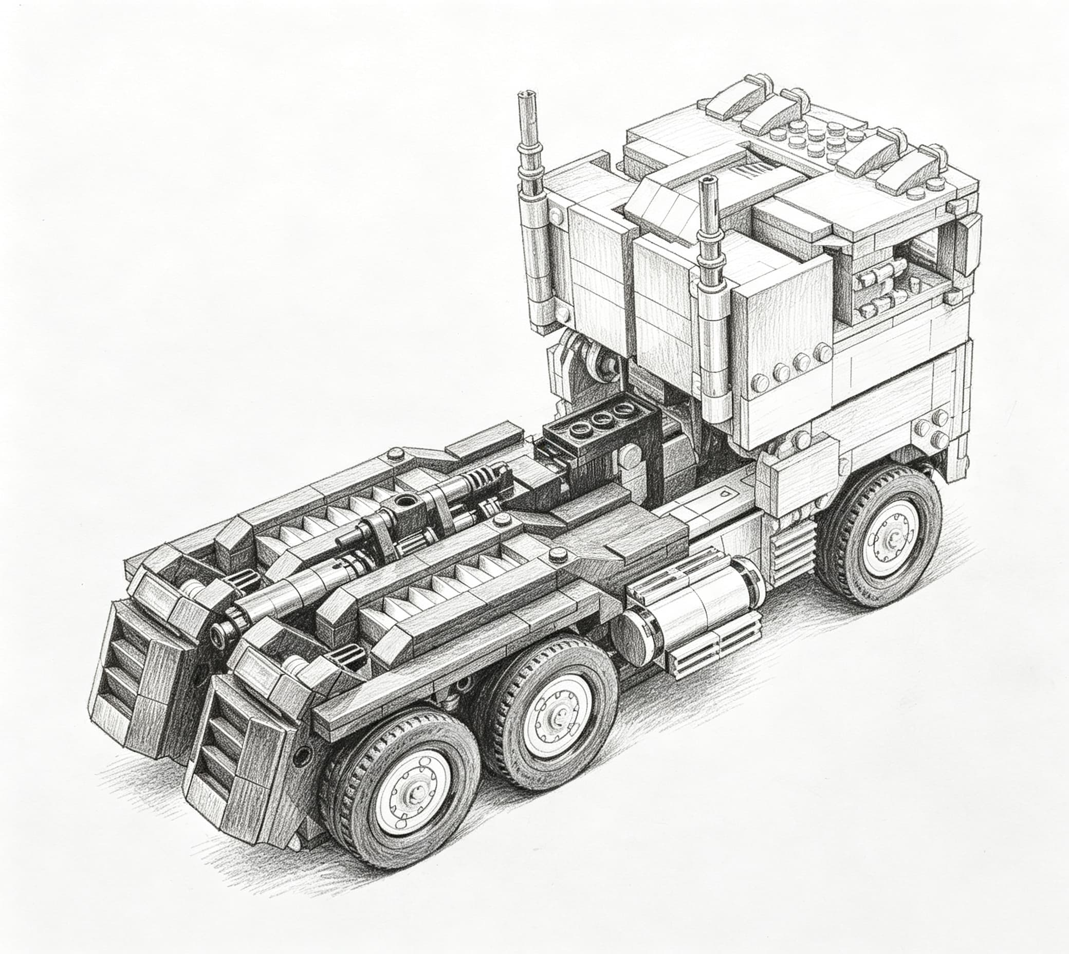 NEU 1:8 Maßstab 1508 Teile Tec – Model Kit Brands Bewertung und Preis
