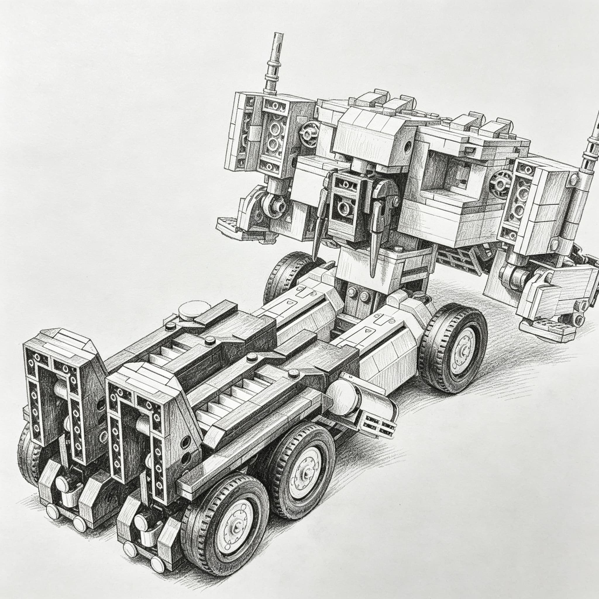 NEU 1:8 Maßstab 1508 Teile Tec – Model Kit Brands Bewertung und Preis