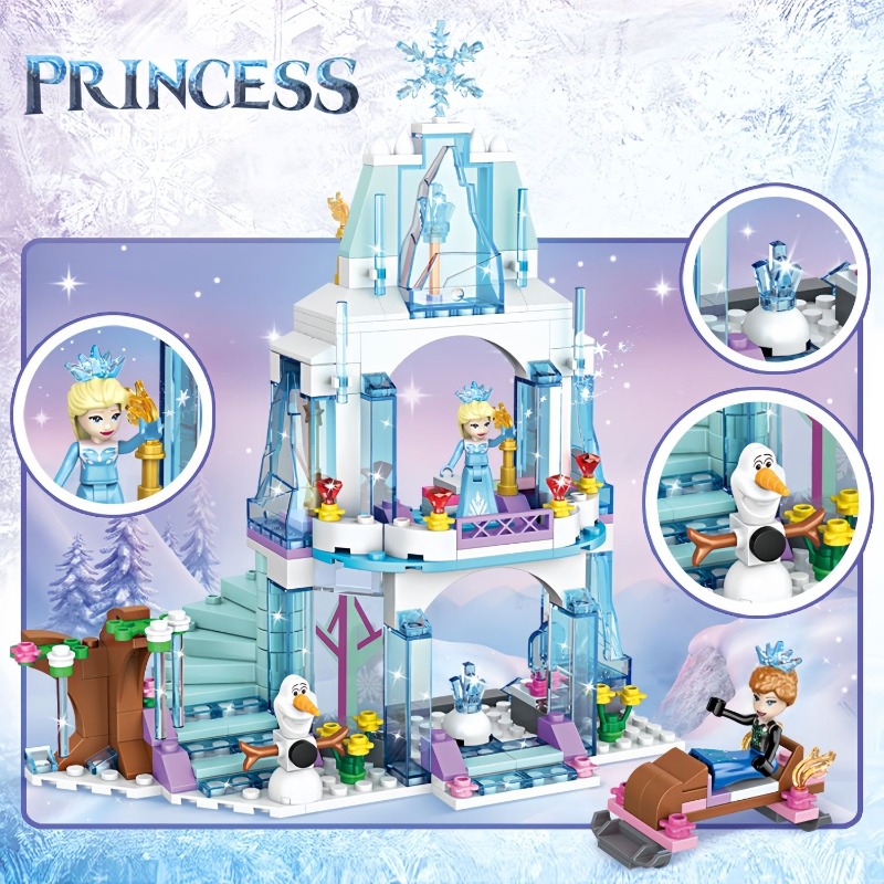 Elsa Eisschloss Bausteine Set  – Model Kit House Bewertung und Preis