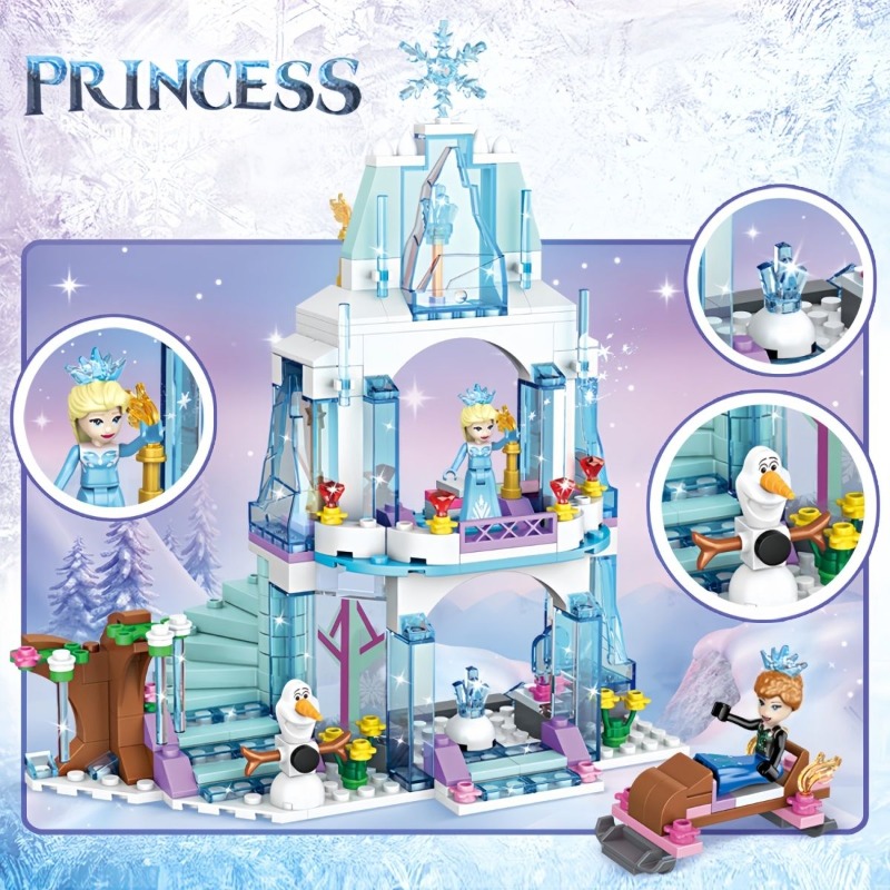 Elsa Eisschloss Bausteine Set  – Model Kit House Bewertung und Preis