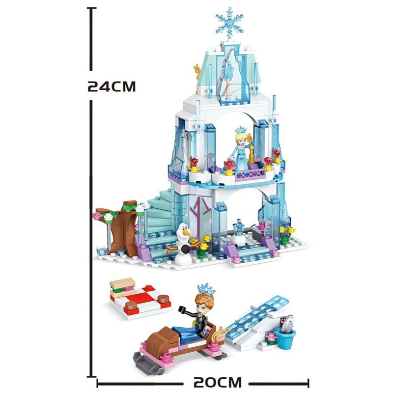 Elsa Eisschloss Bausteine Set  – Model Kit House Bewertung und Preis