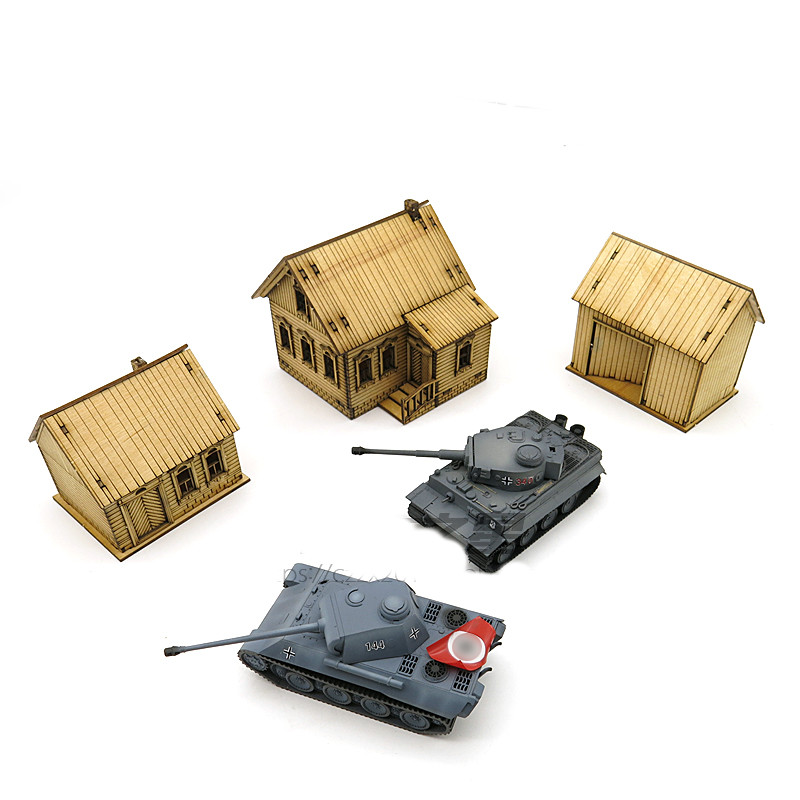 1/72 Holz-Bausatz Europäische  – Model Kit House Bewertung und Preis