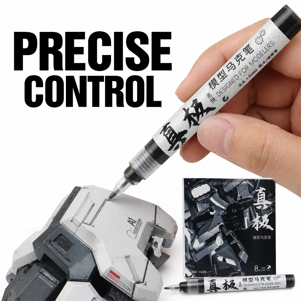 1/8-teiliges Modellmarker-Set  – Model Kit Markers Bewertung und Preis